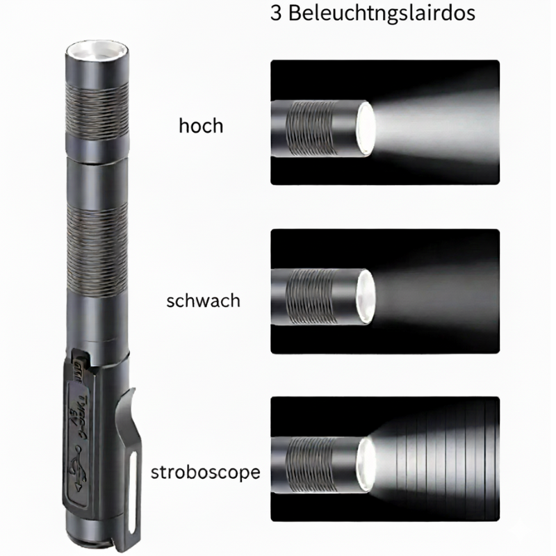 Stift taschenlampe akku