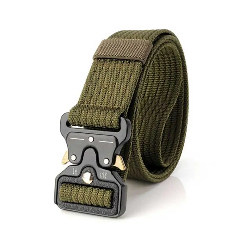 CEINTURE MILITAIRE EN NYLON ROUGE