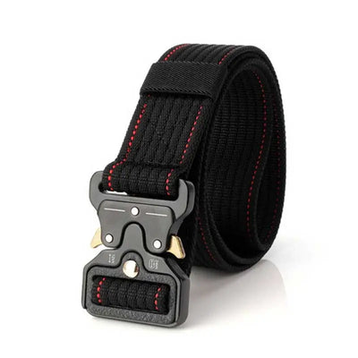 CEINTURE MILITAIRE EN NYLON ROUGE