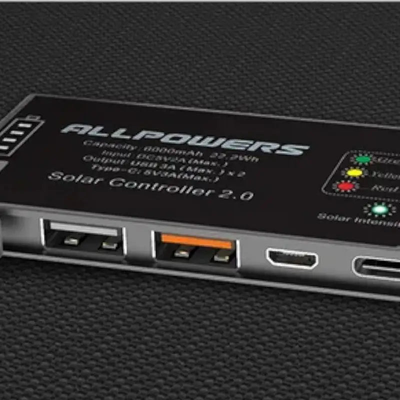 CHARGEUR SOLAIRE - ÉTANCHE ET PLIABLE