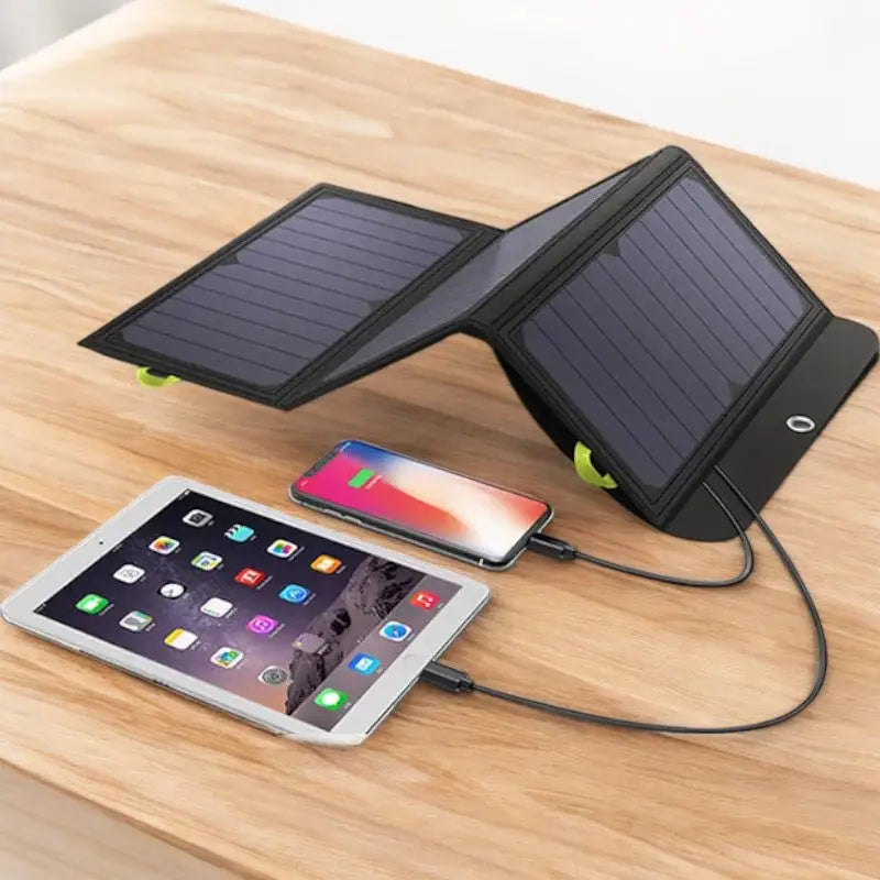 CHARGEUR SOLAIRE - ÉTANCHE ET PLIABLE