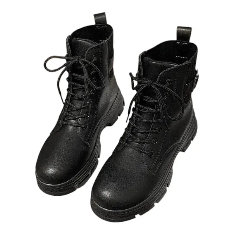 Chaussures type rangers femme