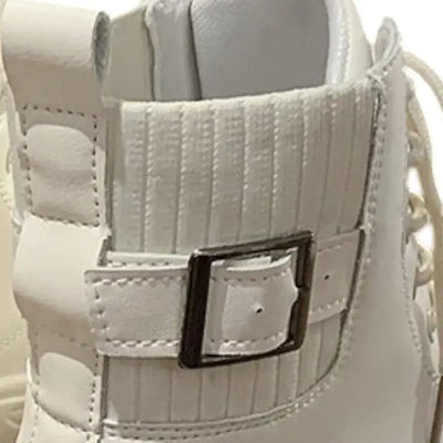 Chaussures type rangers femme