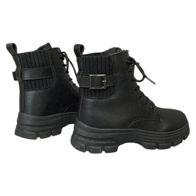 Chaussures type rangers femme