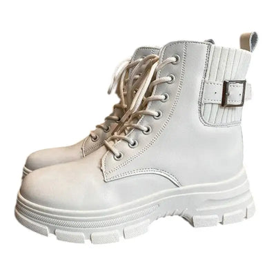 Chaussures type rangers femme