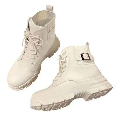 Chaussures type rangers femme