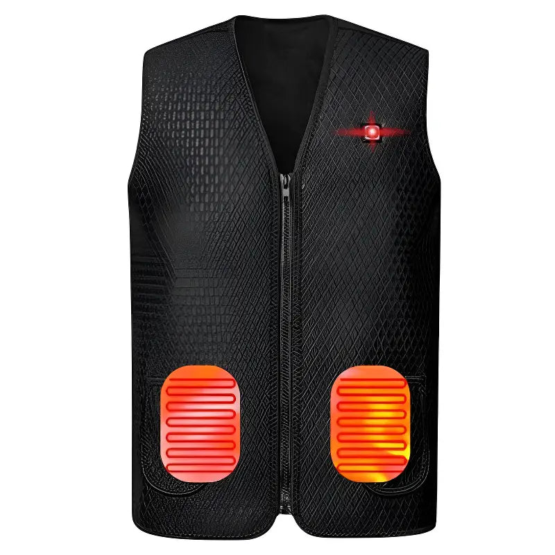 Gilet chauffant homme fibre de carbone