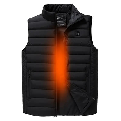 Gilet electrique chauffant homme