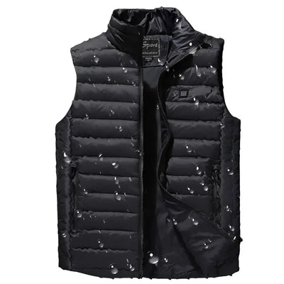 Gilet electrique chauffant homme