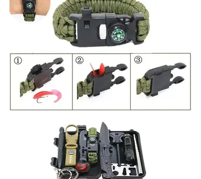 KIT DE SURVIE - KIT D’URGENCE 12 EN 1