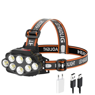 Lampe frontale rechargeable puissante