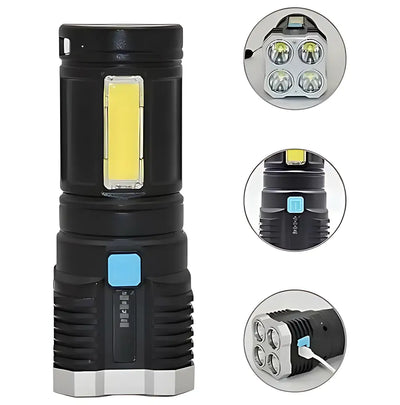 Lampe torche led rechargeable 1000 lumens