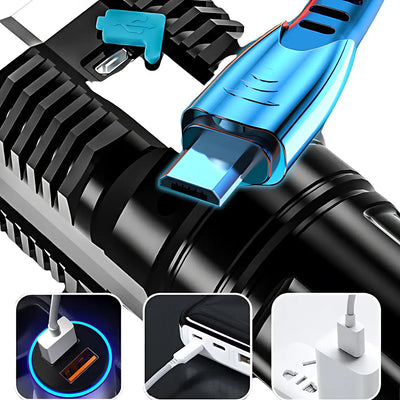 Lampe torche led rechargeable 1000 lumens