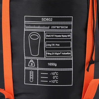 Sac de couchage grand froid -10 dégrés