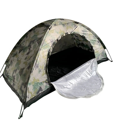 Tente camping camouflage
