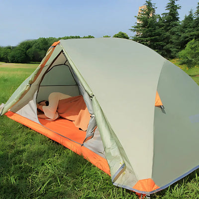 Tente randonnée 2 places coupe-vent