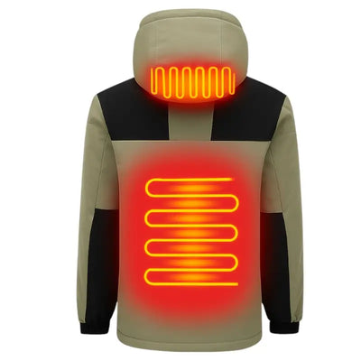 Veste chauffante avec écran digital