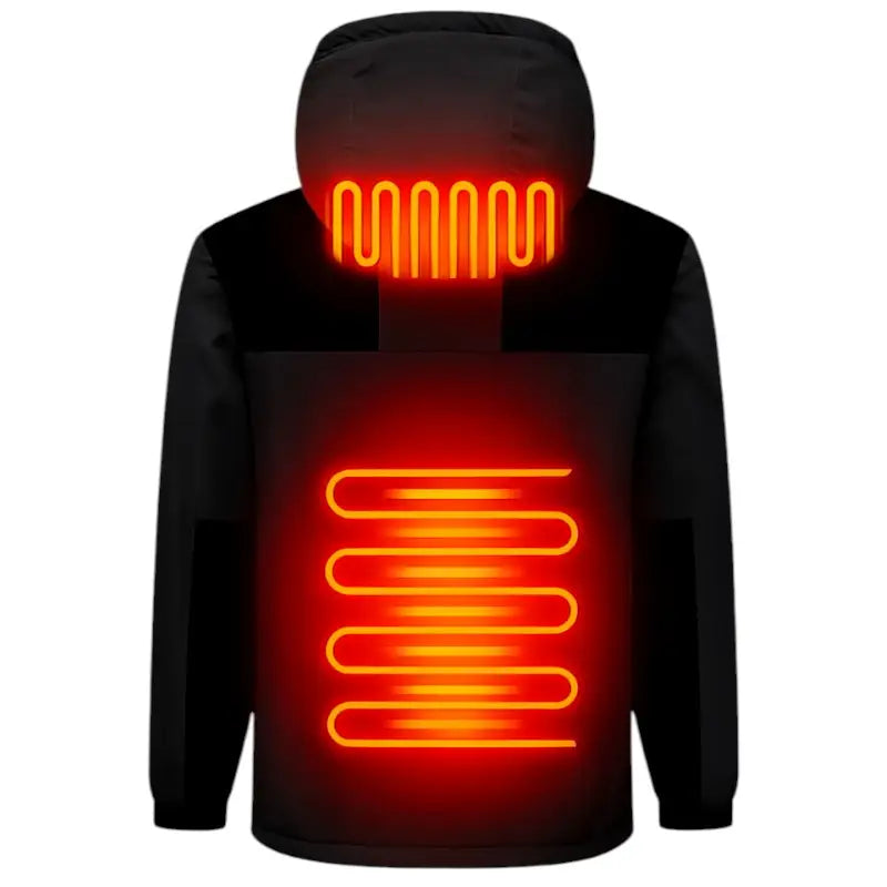 Veste chauffante avec écran digital