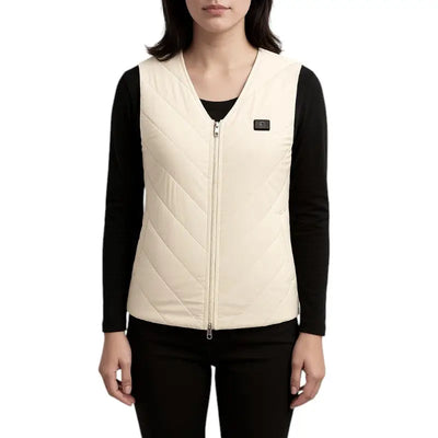 Veste chauffante blanche