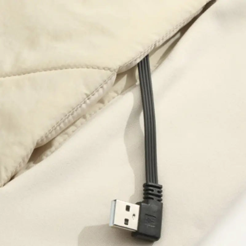 Veste chauffante blanche