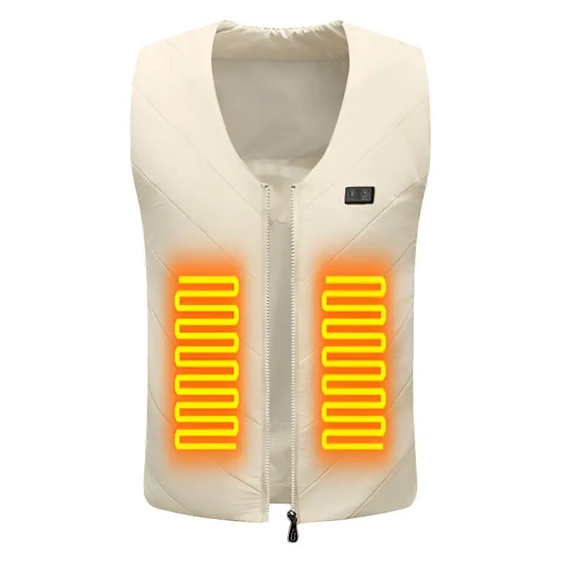 Veste chauffante blanche