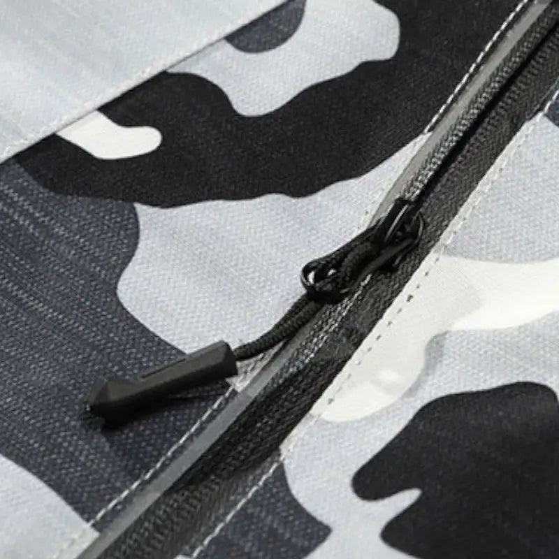 Veste chauffante camouflage multicolore