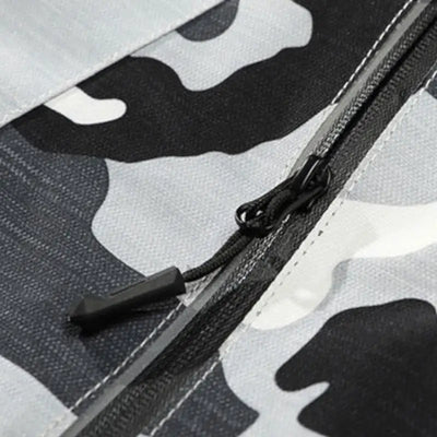 Veste chauffante camouflage multicolore