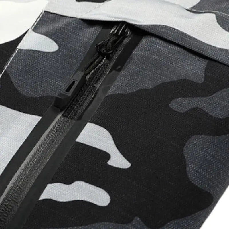 Veste chauffante camouflage multicolore