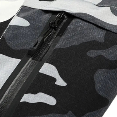 Veste chauffante camouflage multicolore