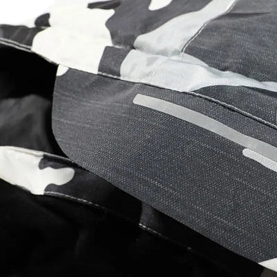 Veste chauffante camouflage multicolore