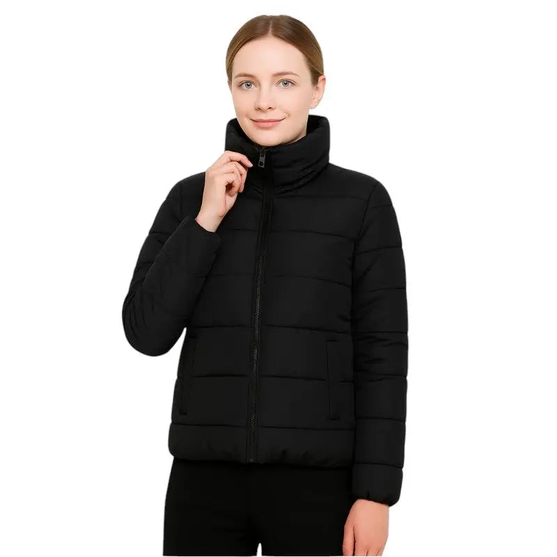 Veste chauffante en coton avec contrôle de température femme