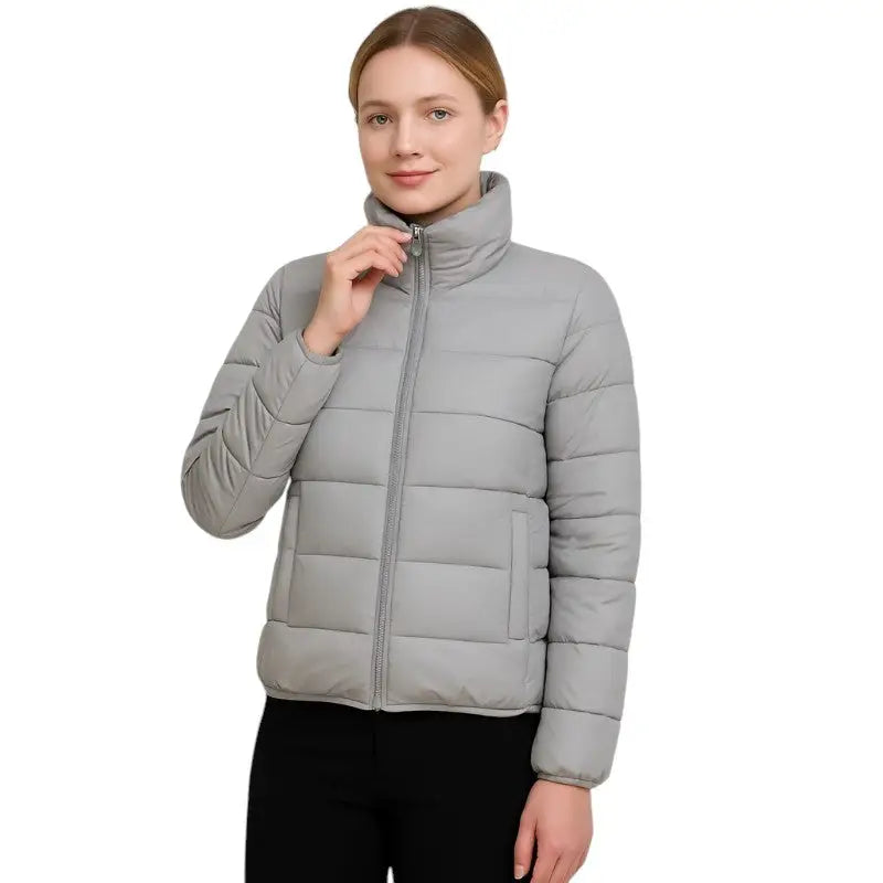 Veste chauffante en coton avec contrôle de température femme