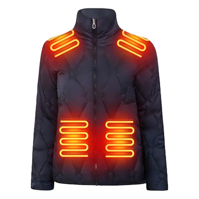 Veste chauffante épaisse pour femme