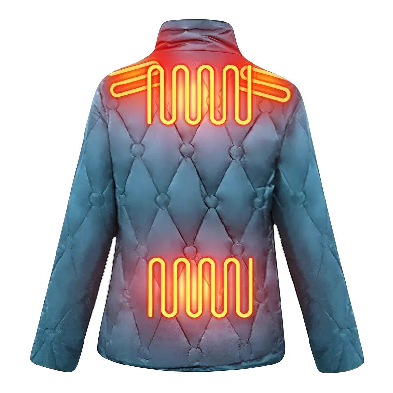 Veste chauffante épaisse pour femme