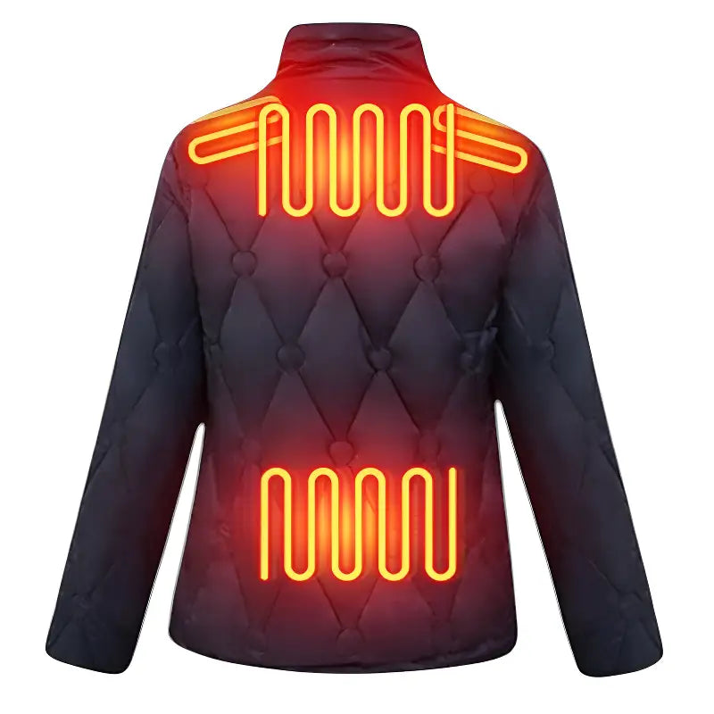Veste chauffante épaisse pour femme