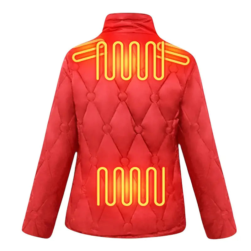Veste chauffante épaisse pour femme