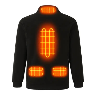 Veste chauffante manche longue