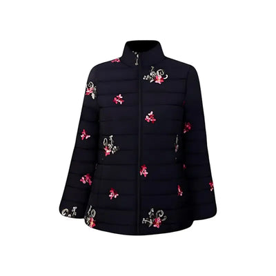 Veste chauffante USB design floral femme