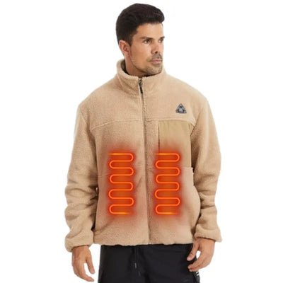 Veste polaire chauffante homme
