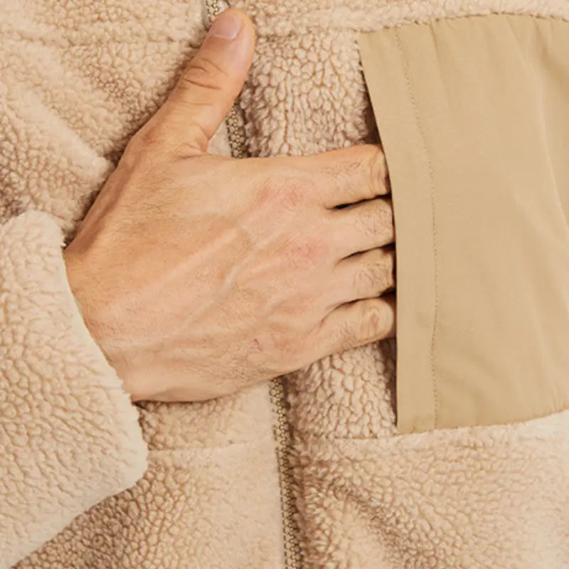 Veste polaire chauffante homme