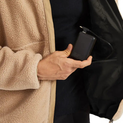 Veste polaire chauffante homme