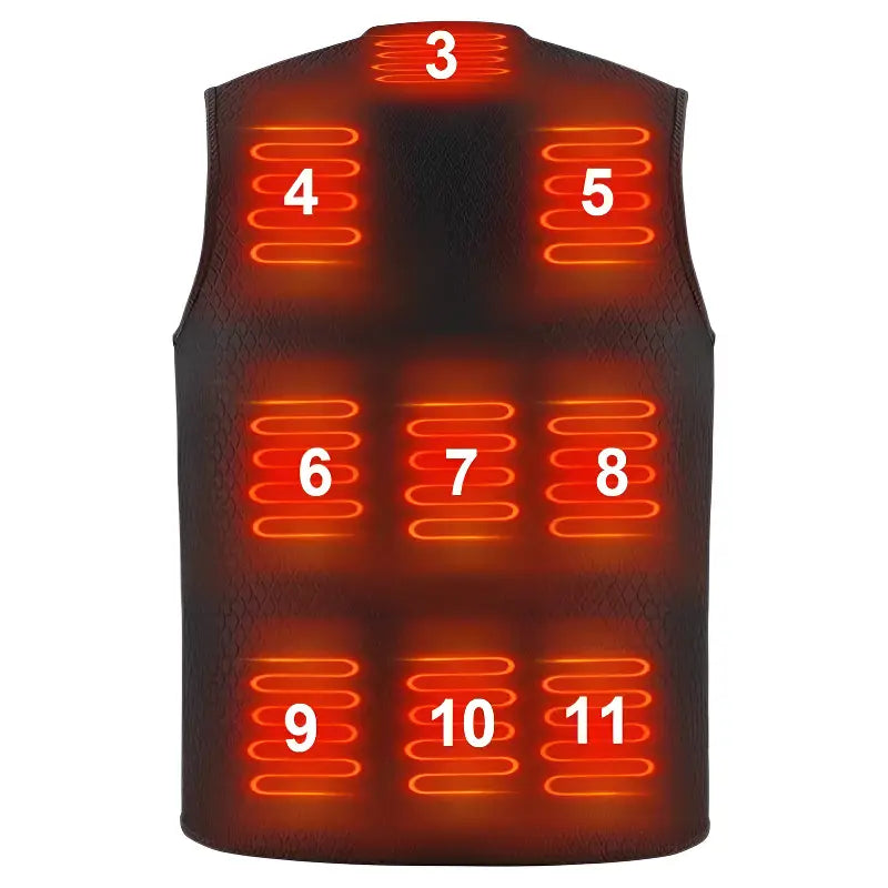 Veste sport chauffant homme