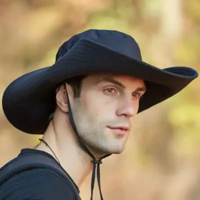 Chapeau de brousse noir