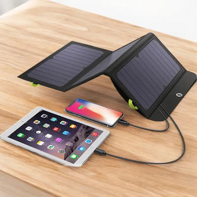 CHARGEUR SOLAIRE - ÉTANCHE ET PLIABLE