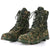 Side zip combat boots