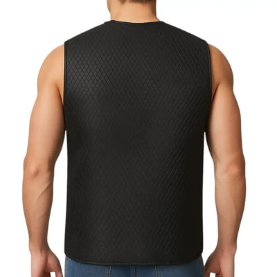Gilet chauffant homme fibre de carbone