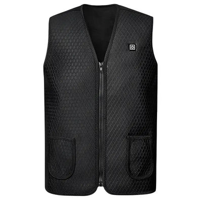 Gilet chauffant homme fibre de carbone