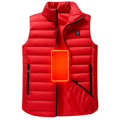 Gilet electrique chauffant homme