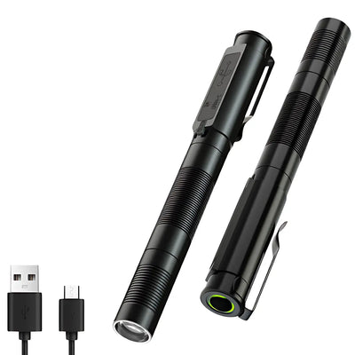 Lampe torche stylo rechargeable