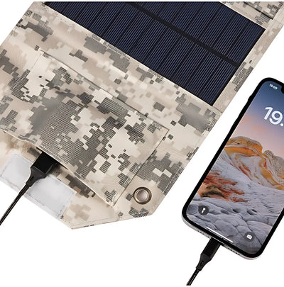 Panneau solaire randonnée pédestre